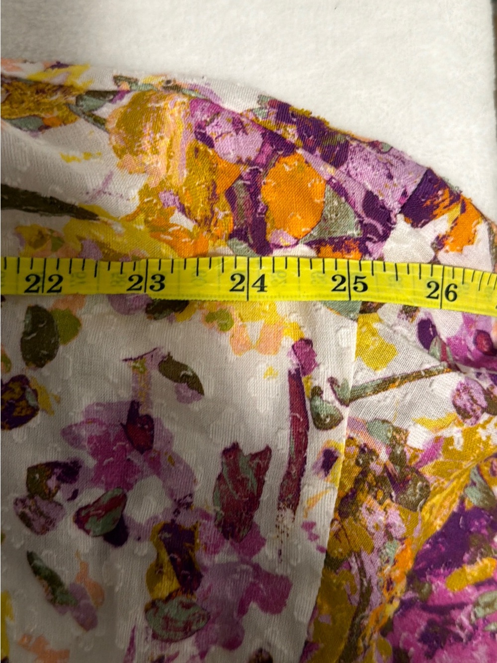 Pilcro Women’s Floral Swiss Dot Button Down Blouse Size S - Picture 4 of 5